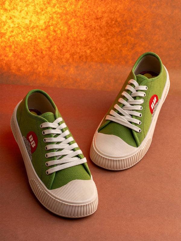 bacco bucci Bacca Bucci Kawaii Kicks Lace-up Sneakers GREEN