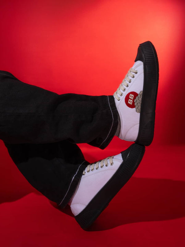 Bacco Bucci Bacca Bucci Kawaii Kicks Lace-up Sneakers WHITE