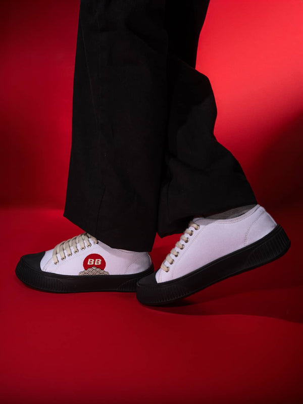 Bacco Bucci Bacca Bucci Kawaii Kicks Lace-up Sneakers WHITE