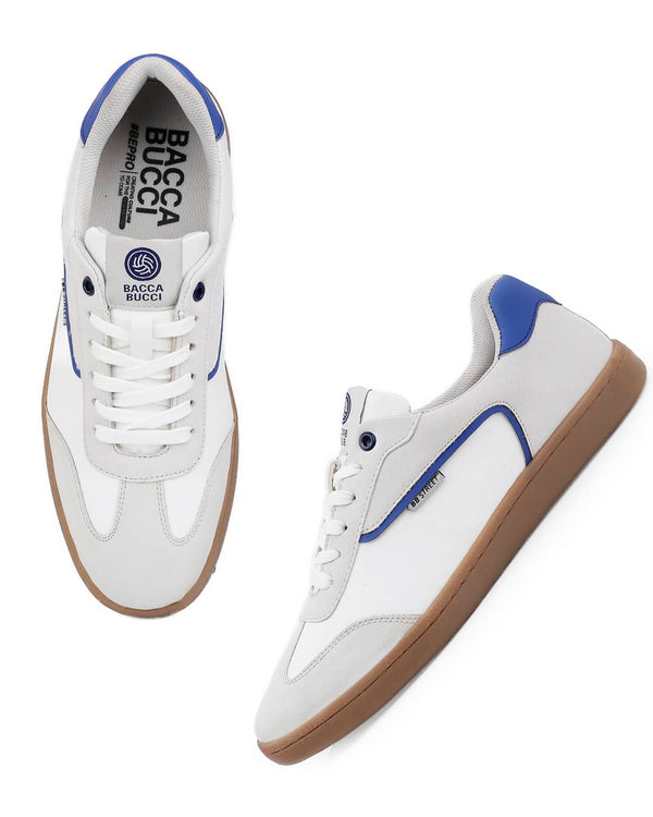 Bacco Bucci Bacca Bucci MOJO Men's Low Top Sneakers BLUE CHILL