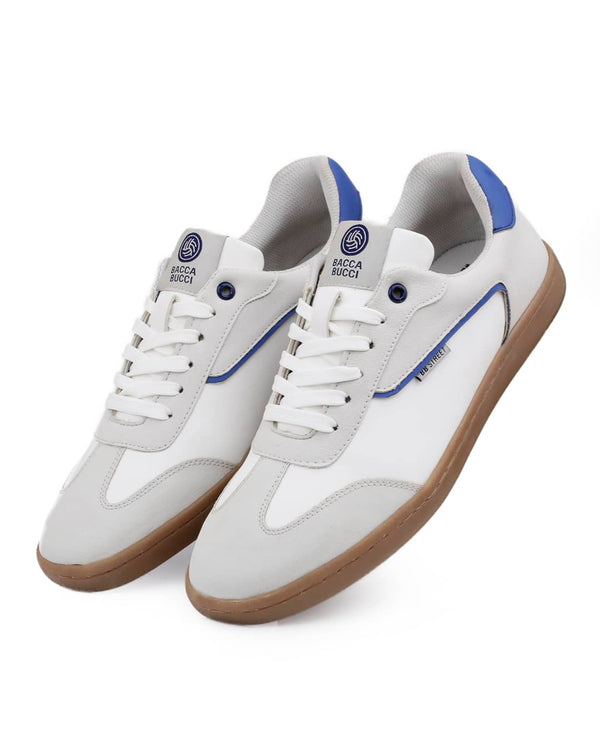 Bacco Bucci Bacca Bucci MOJO Men's Low Top Sneakers BLUE CHILL