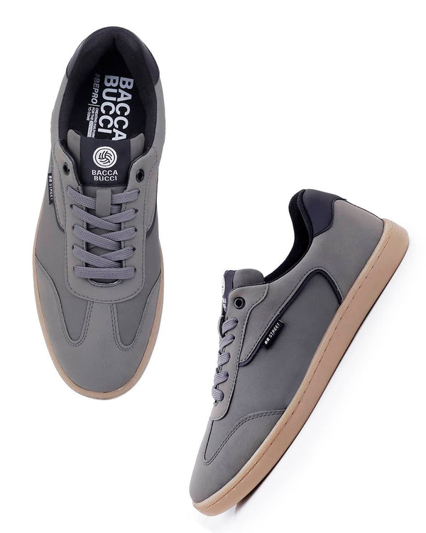 Bacco Bucci Bacca Bucci MOJO Men's Low Top Sneakers ICY SLATE
