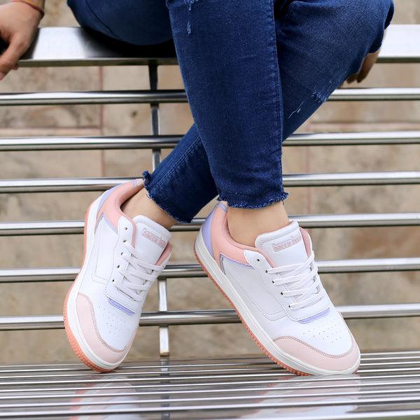 bacco bucci Bacca Bucci NAOMI Low-top Flat Sole Sneakers For Women WHITE