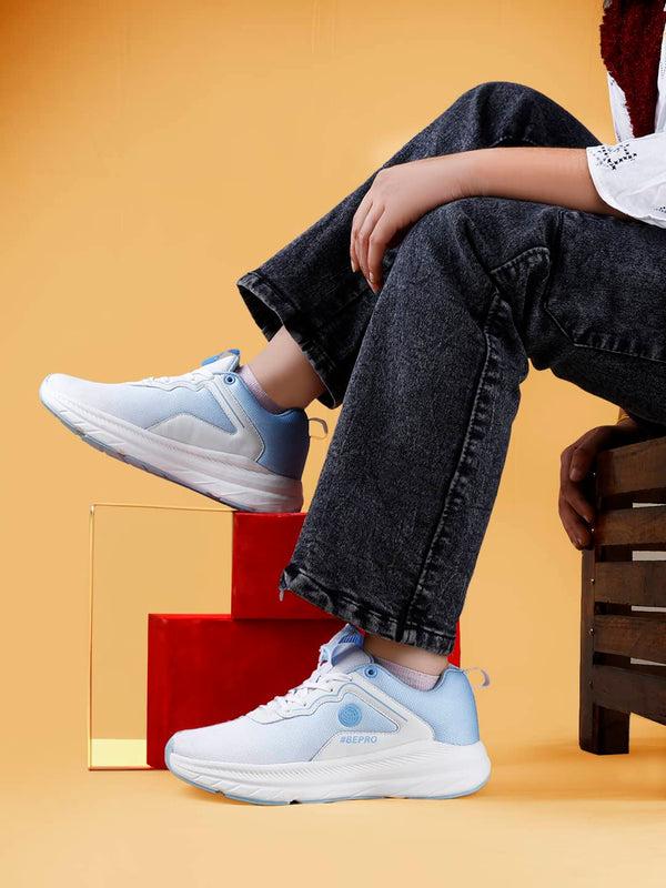 Bacco Bucci Bacca Bucci Nexus Women’s Chunky-Sole Running/Active Sports Shoes WHITE:SKY BLUE