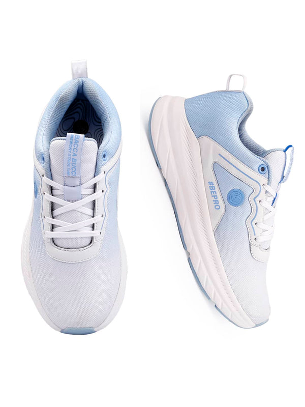 Bacco Bucci Bacca Bucci Nexus Women’s Chunky-Sole Running/Active Sports Shoes WHITE:SKY BLUE