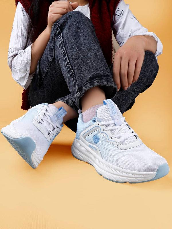 bacco bucci Bacca Bucci Nexus Women’s Chunky-Sole Running/Active Sports Shoes WHITE:SKY BLUE