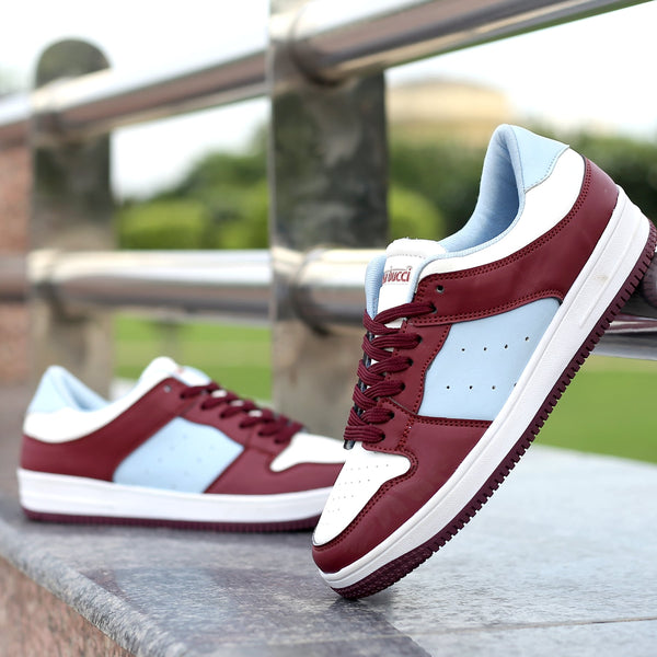 Bacco Bucci Bacca Bucci NORA Low-top Flat Sole Sneakers For Women MAROON