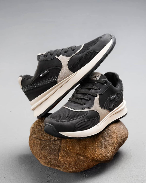 Bacco Bucci Bacca Bucci NYC Low-Top Women’s Sneakers—for Gen Z Fashionistas BLACK:SILVER