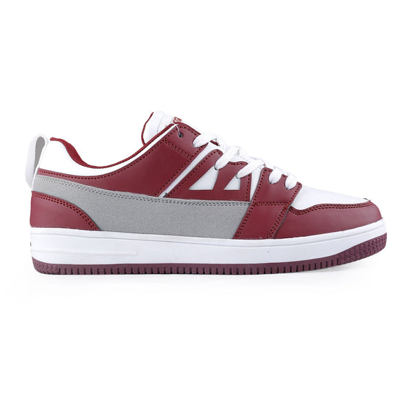 Bacco Bucci Bacca Bucci SERENITY Low Top Flat Sole Fashion Women's Sneakers MAROON