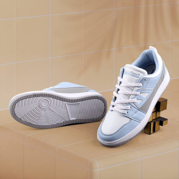 Bacco Bucci Bacca Bucci SERENITY Low Top Flat Sole Fashion Women's Sneakers SKY BLUE