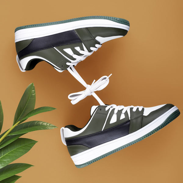 bacco bucci Bacca Bucci SERENITY Low Top Flat Sole Fashion Women's Sneakers OLIVE