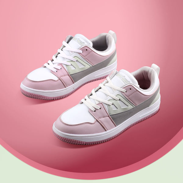 Bacco Bucci Bacca Bucci SERENITY Low Top Flat Sole Fashion Women's Sneakers PINK
