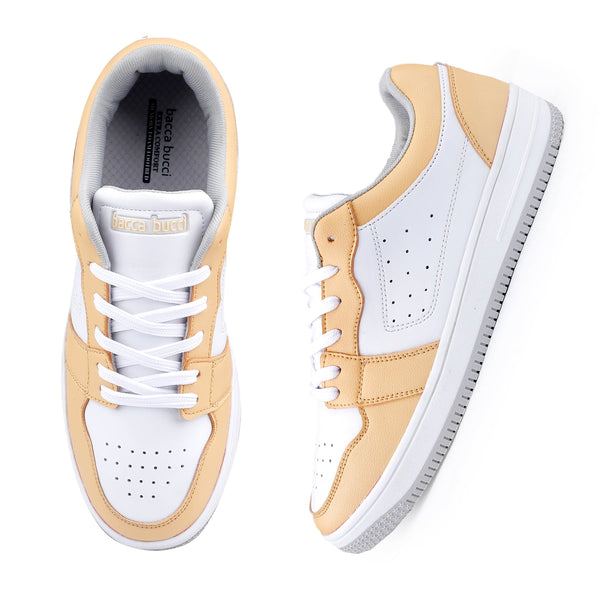 Bacco Bucci Bacca Bucci SOPHIA Low-top Flat Sole Sneakers For Women ORANGE