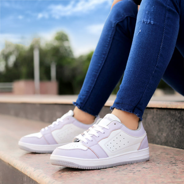 bacco bucci Bacca Bucci SOPHIA Low-top Flat Sole Sneakers For Women PURPLE bacco bucci Bacca Bucci SOPHIA Low-top Flat Sole Sneakers For Women PURPLE