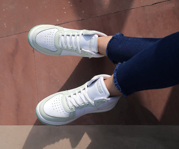 Bacco Bucci Bacca Bucci STELLAR Mid-Top Fashion Women's Sneakers GREEN