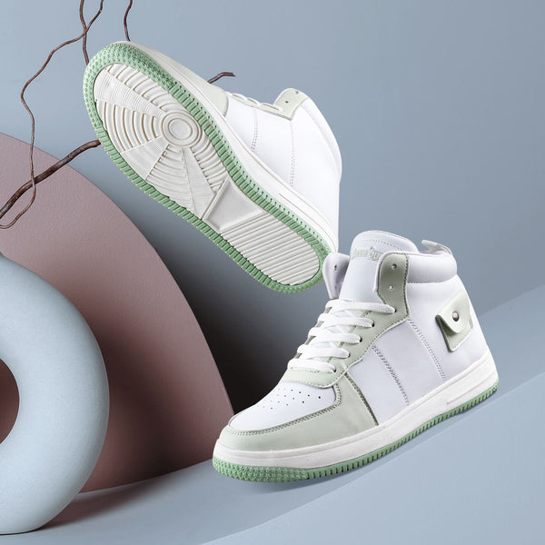 Bacco Bucci Bacca Bucci STELLAR Mid-Top Fashion Women's Sneakers GREEN