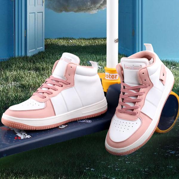 bacco bucci Bacca Bucci STELLAR Mid-Top Fashion Women's Sneakers PEACH