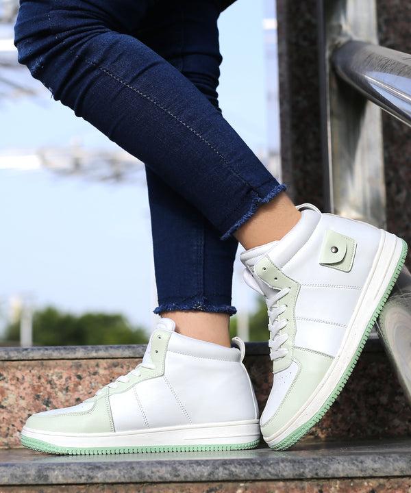bacco bucci Bacca Bucci STELLAR Mid-Top Fashion Women's Sneakers GREEN