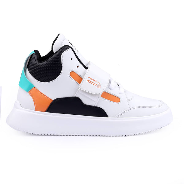 bacco bucci Bacca Bucci Streetology WHITE:ORANGE:BLACK