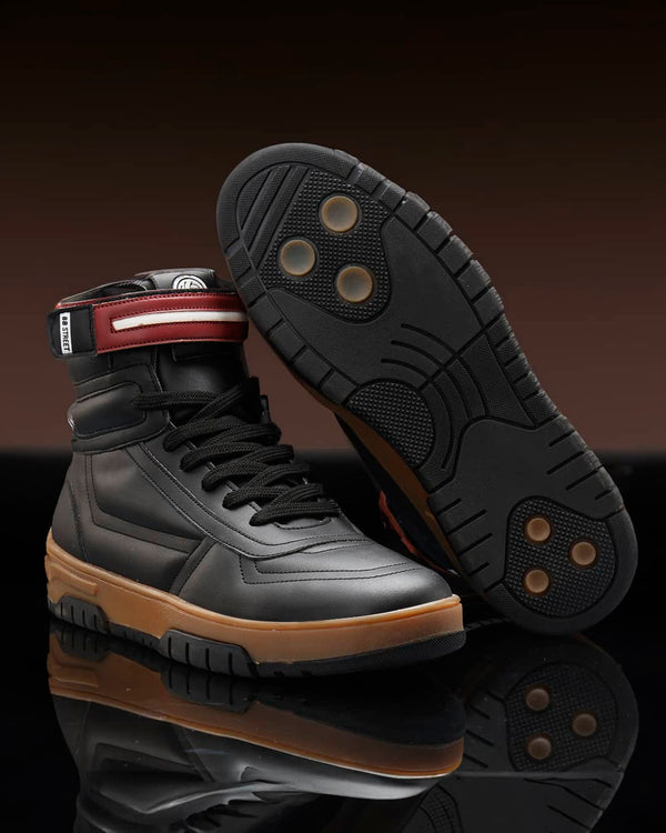 Bacco Bucci Bacca Bucci SWAGGER High-Top Sneakers COSMIC BLACK