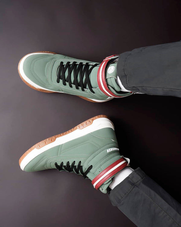 Bacco Bucci Bacca Bucci SWAGGER High-Top Sneakers MOSS GREEN
