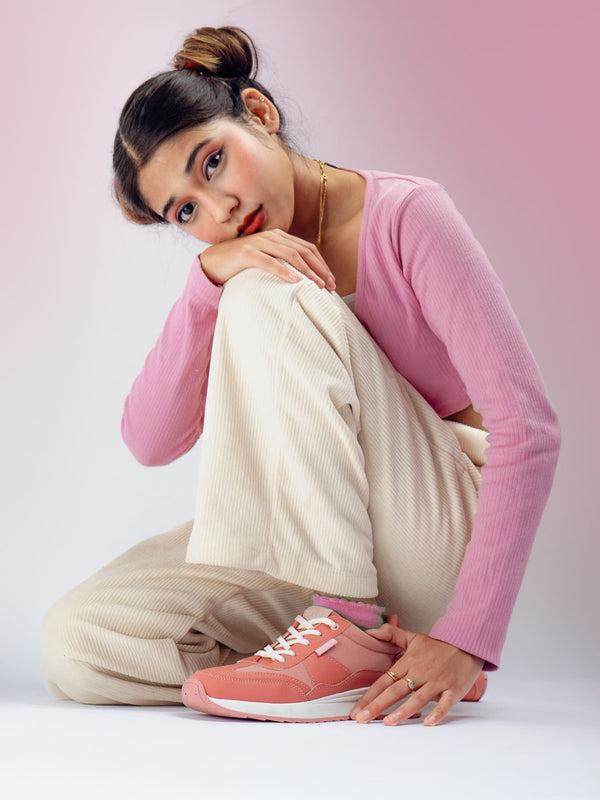 bacco bucci Bacca Bucci TAMRA Low-Top Women's Sneakers BLUSH PINK