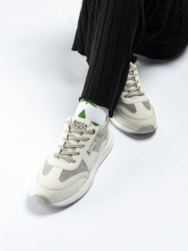 Bacco Bucci Bacca Bucci TAMRA Low-Top Women's Sneakers WHITE GREY