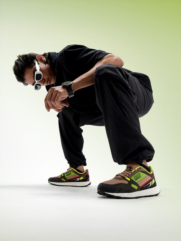 Bacco Bucci Bacca Bucci TORQUE Rugged Edge Activewear Sneakers NEON BLAZE