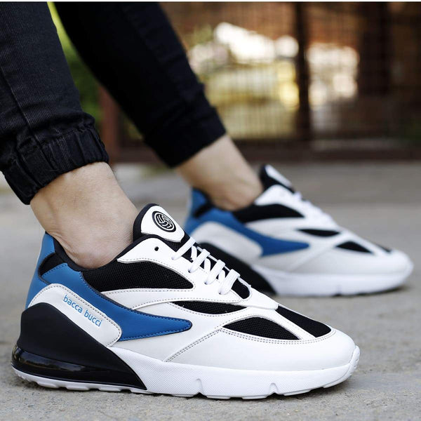 bacco bucci Bacca Bucci Urban Retro Series 2.0 WHITE:SKY BLUE