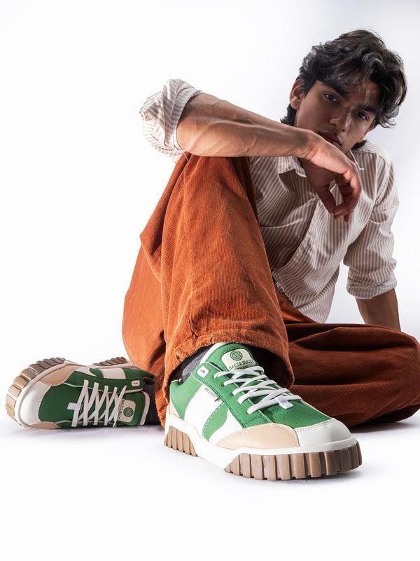 bacco bucci Bacca Bucci Urban style METRO Sneakers METRO FOREST GREEN