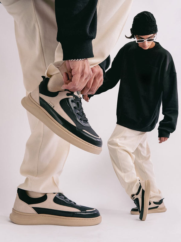 Bacco Bucci Bacca Bucci VIBE-STEP Men's Low-Top Sneakers BLACK