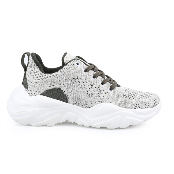 Bacco Bucci Bacca Bucci Women CHARLOTTE Low-top Platform Fashion Shoes | Street-Wear Knitted Chunky Sneakers OFF WHITE