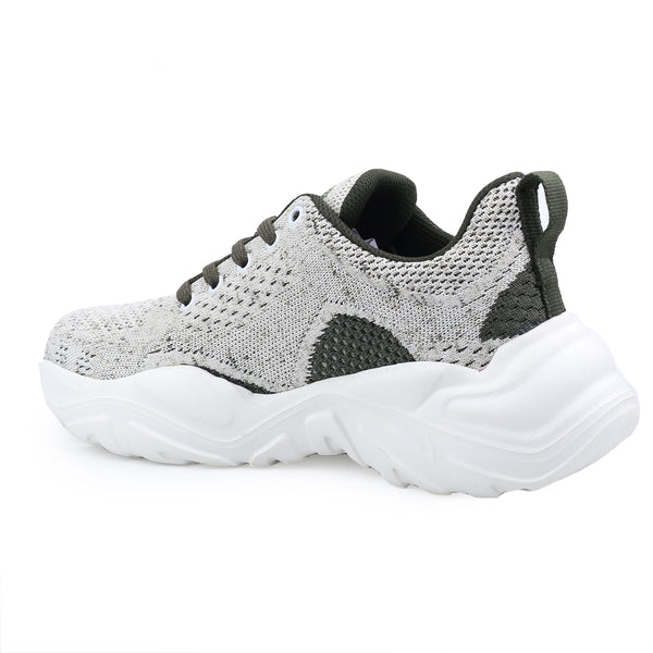 Bacco Bucci Bacca Bucci Women CHARLOTTE Low-top Platform Fashion Shoes | Street-Wear Knitted Chunky Sneakers OFF WHITE