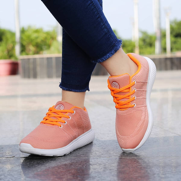 Bacco Bucci Bacca Bucci Women Everyday Running/Walking/Training Shoe ORANGE