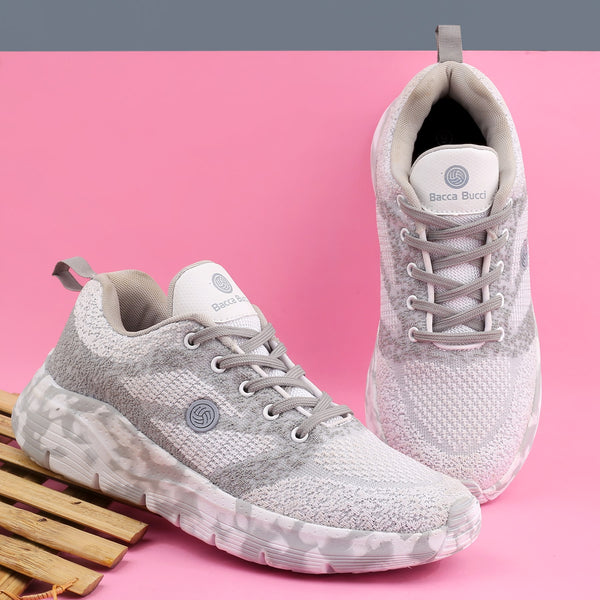 bacco bucci Bacca Bucci Women FemmeFlex Running/Walking Sports Shoes GREY