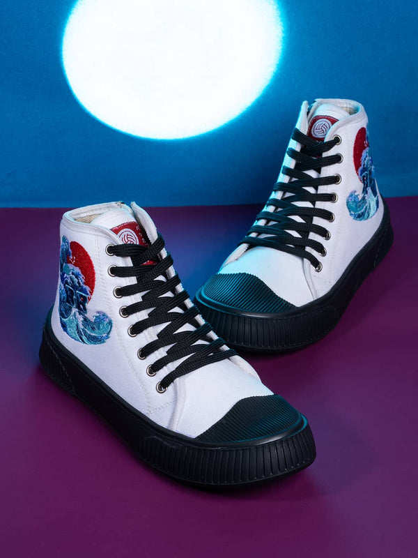bacco bucci Bacca Bucci Women's High-Top Sneakers - "Kawaii Kicks" Collection PRISTINE WHITE