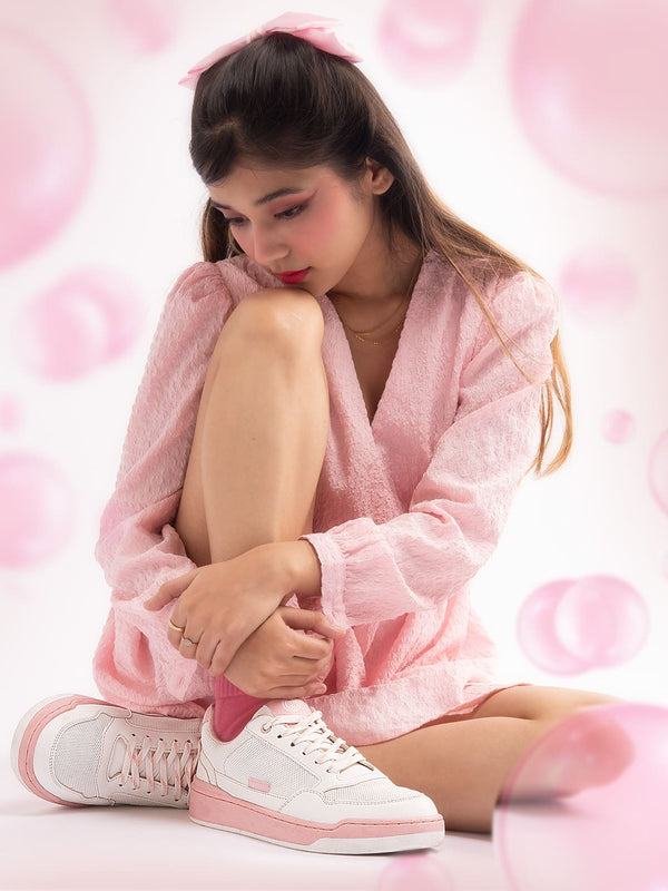 Bacco Bucci Bacca Bucci Women’s Vibe City Sneakers – Lavender And Blush Pink BLUSH PINK