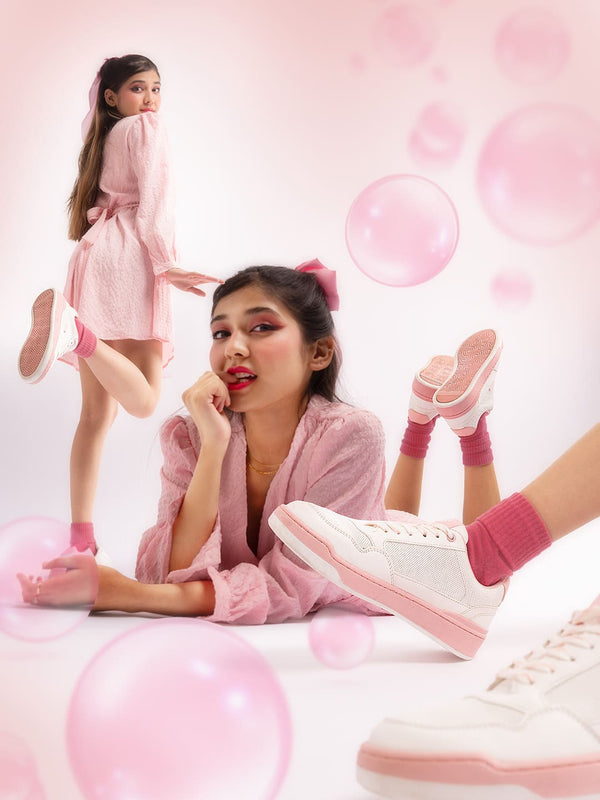 Bacco Bucci Bacca Bucci Women’s Vibe City Sneakers – Lavender And Blush Pink BLUSH PINK