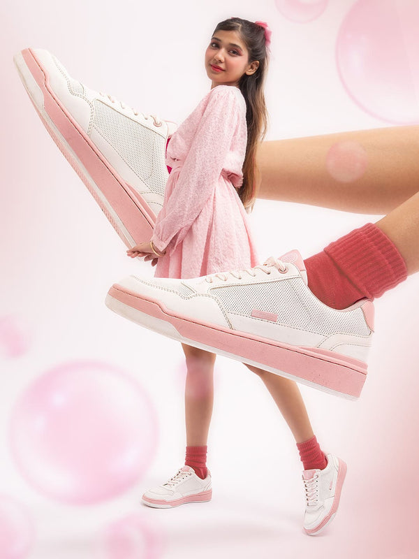 bacco bucci Bacca Bucci Women’s Vibe City Sneakers – Lavender and Blush Pink BLUSH PINK