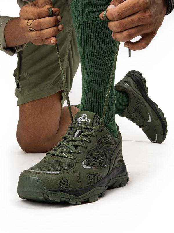 Bacco Bucci Bacca Bucci X Discovery Men's Trekking & Trail Hiking Shoes FOREST FANG