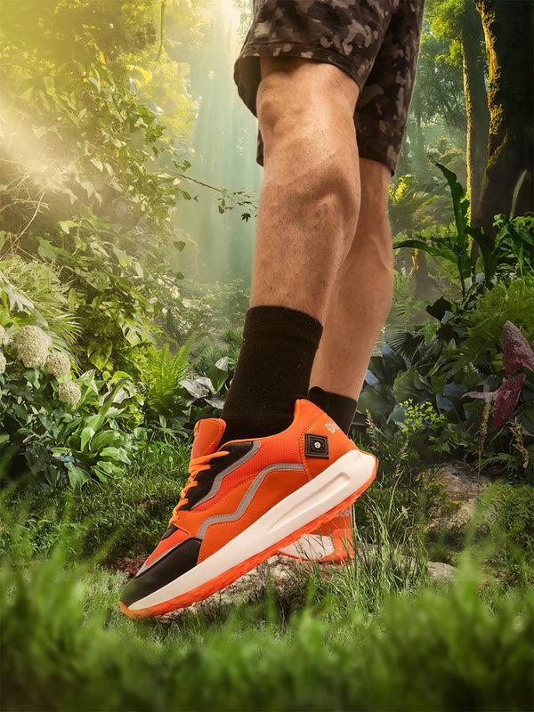 Bacco Bucci Bacca Bucci × Discovery – Venture Sneakers | Experience The World Collection WILD EMBER ORANGE