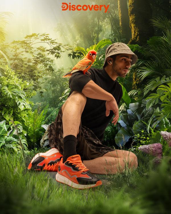 bacco bucci Bacca Bucci × Discovery – Venture Sneakers | Experience the World Collection WILD EMBER ORANGE