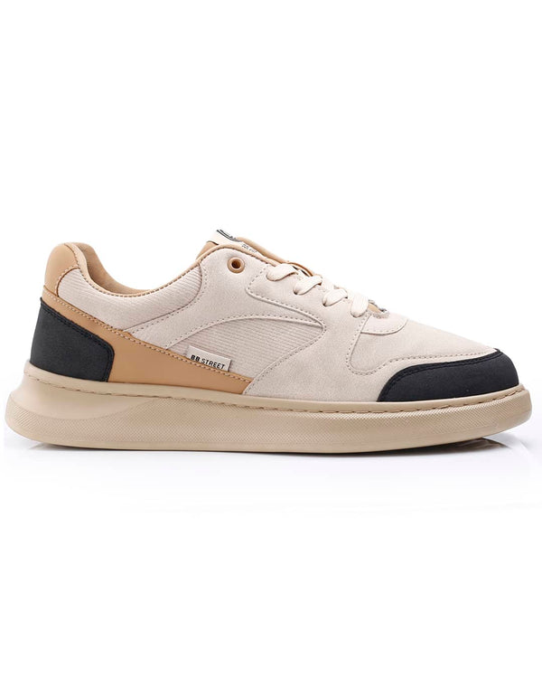 Bacco Bucci Bacca Bucci Zypher Men's Low-Top Sneakers BEIGE