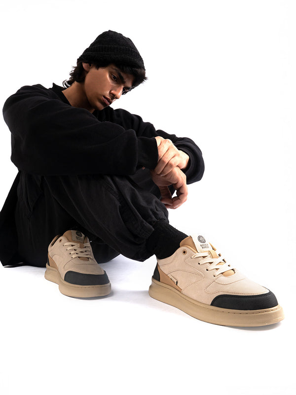 Bacco Bucci Bacca Bucci Zypher Men's Low-Top Sneakers BEIGE