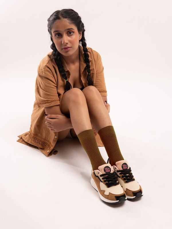 Bacco Bucci JERRY - Sneaky Sweet | Tom & Jerry X Bacca Bucci Women’s Sneakers TOFFEE CREAM