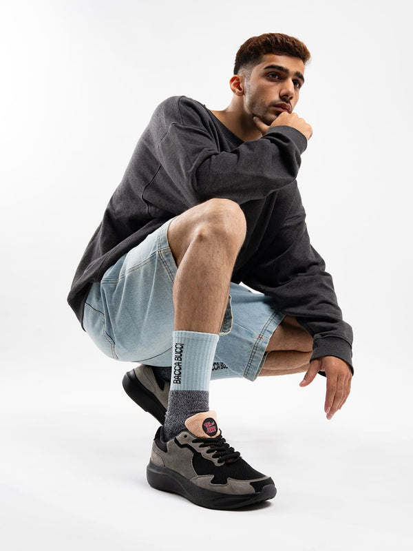 Bacco Bucci TOM - Stealth Moves | Tom & Jerry X Bacca Bucci Men’s Sneakers SHADOW SLATE