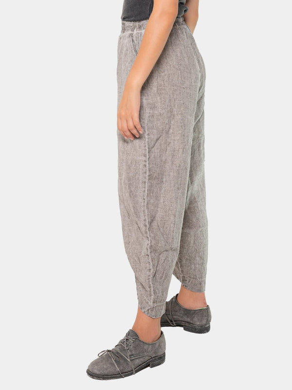 Baci Ankle V Cut Barrel Trousers Hemp