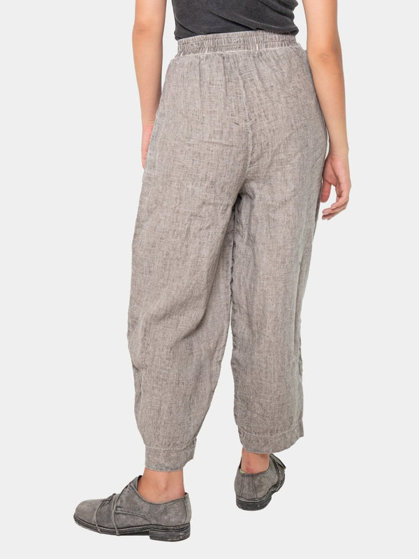 Baci Ankle V Cut Barrel Trousers Hemp