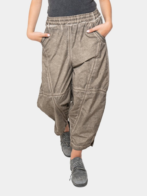baci Barrel Seamed Pants Hemp
