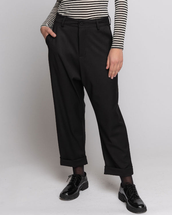 baci Classic Cuffed Pant Offwhite